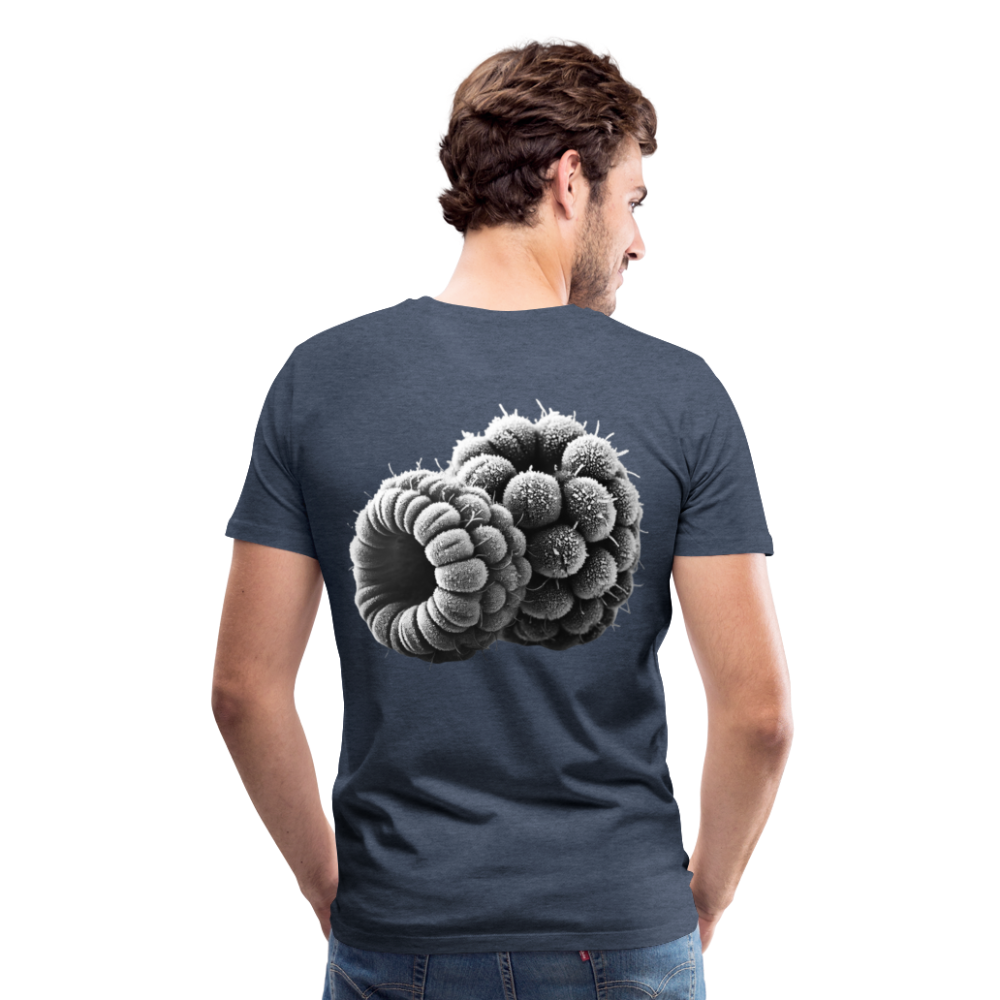 Men T-Shirt Frozen Berries - Blau meliert