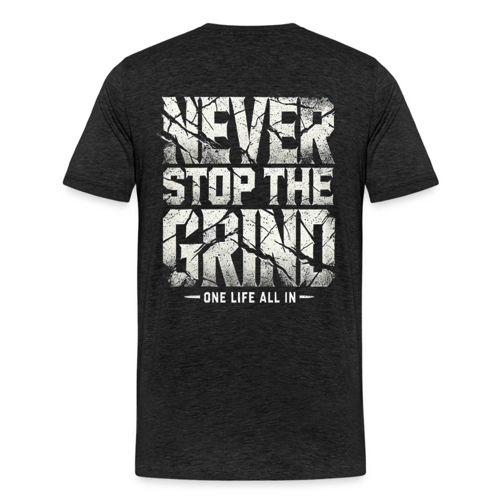 Men T-Shirt Never Stop The Grind - Anthrazit