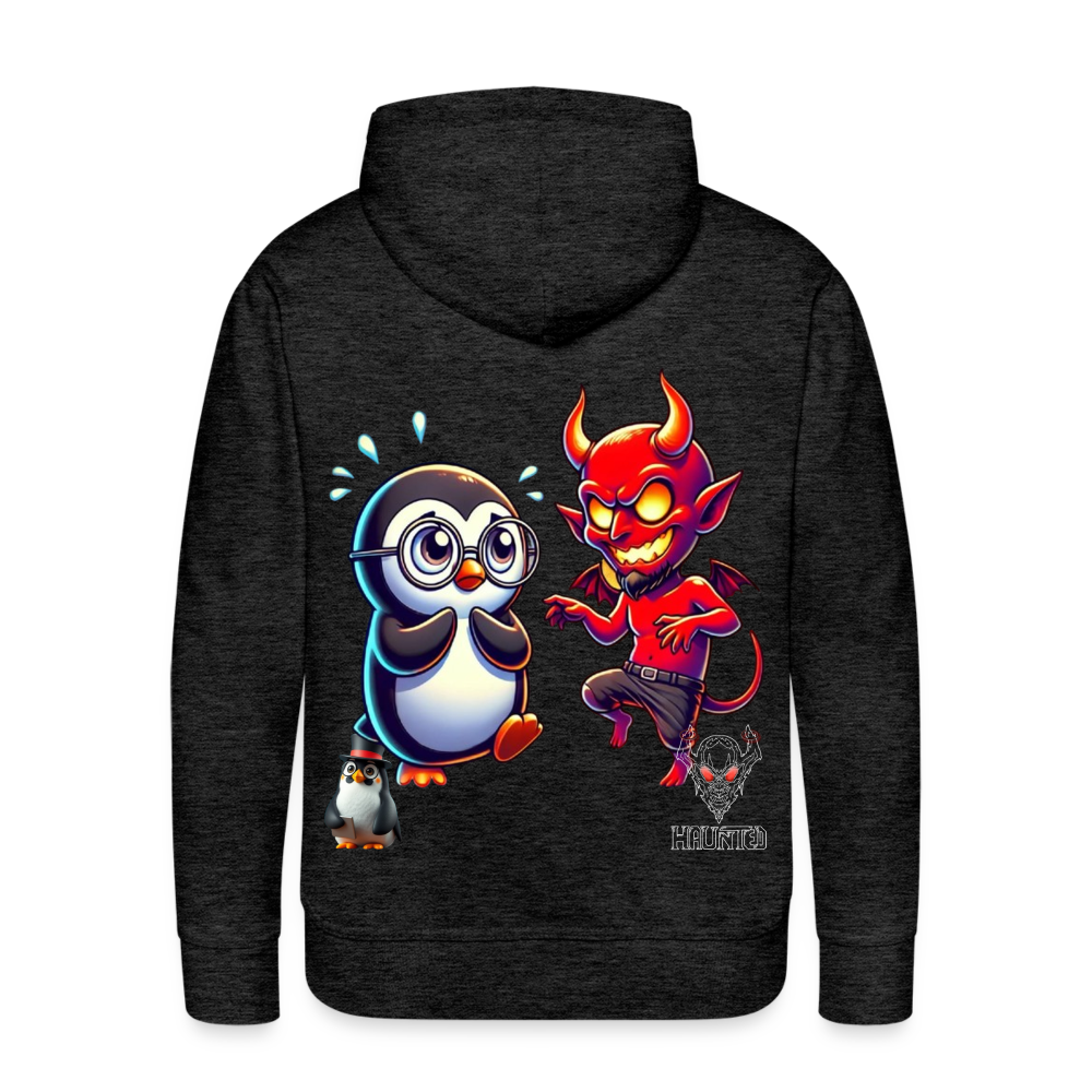 Men Hoodie Dancing with Devil - Anthrazit