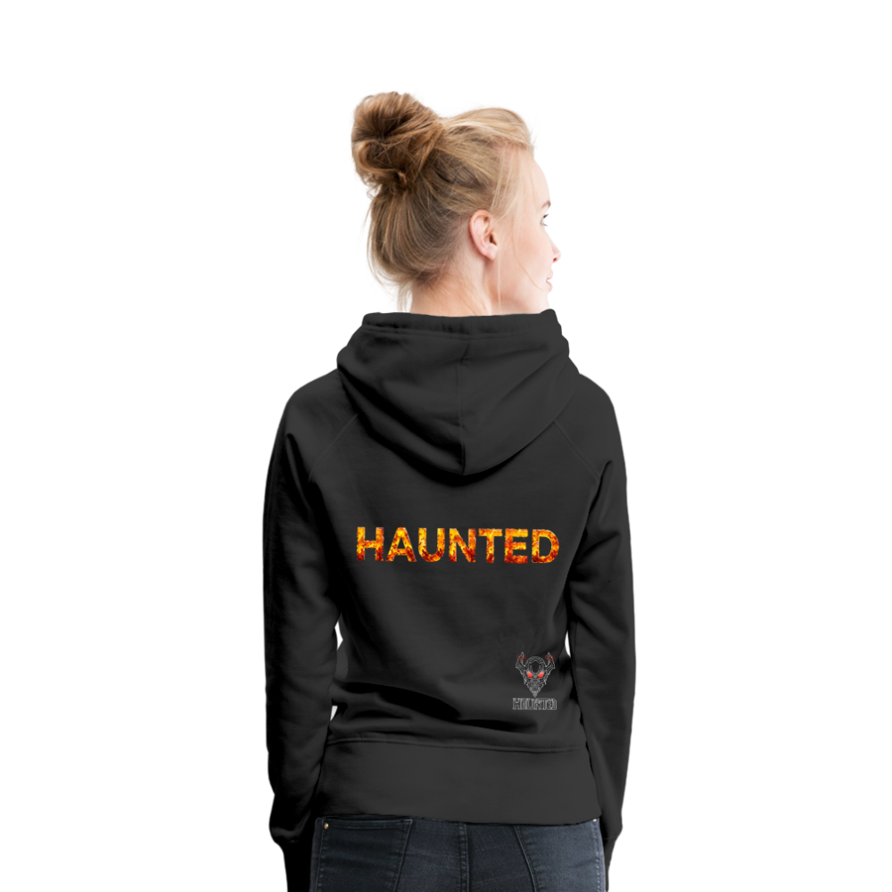 Women Hoodie Amber Flame Essence - Schwarz