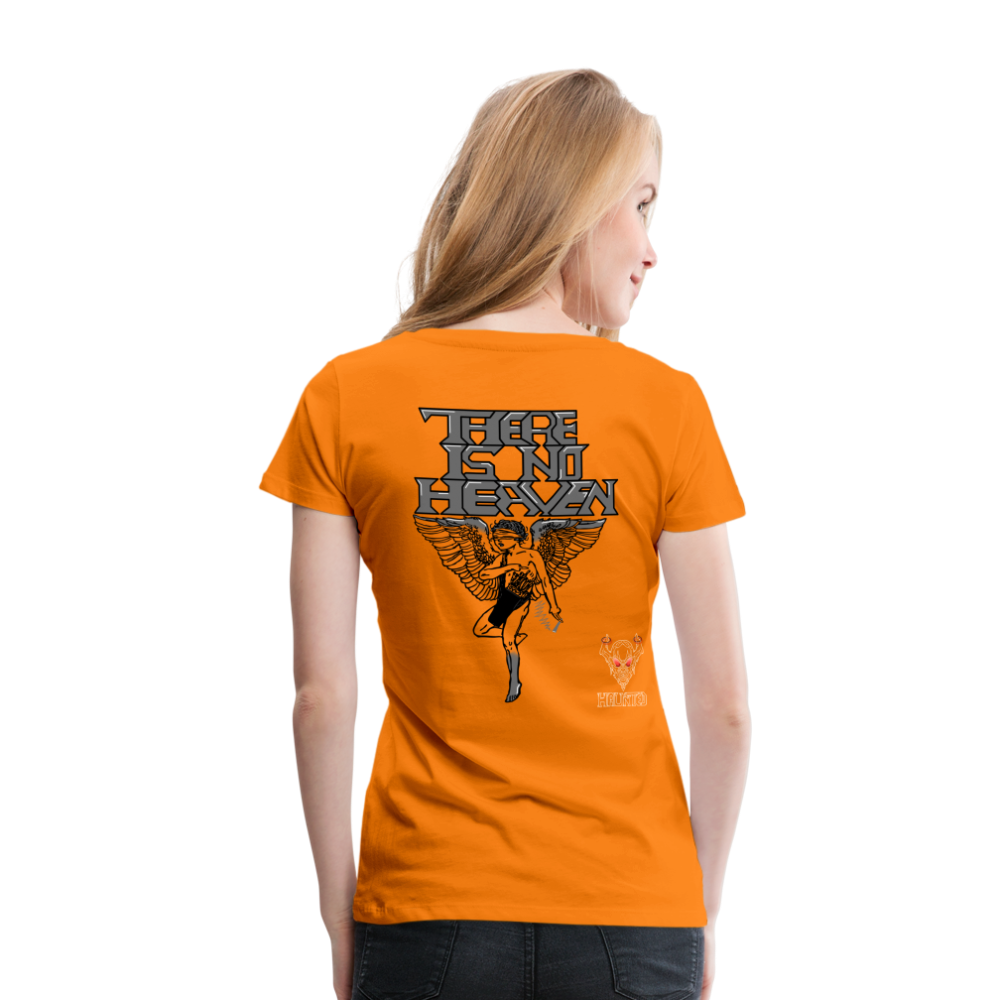 Woman T-Shirt There Is No Heaven - Orange