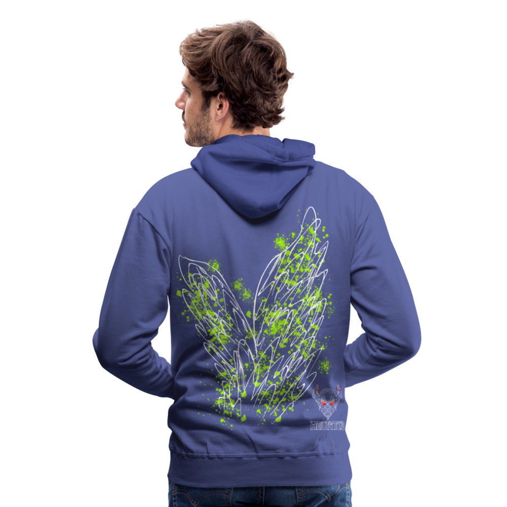 Men Hoodie Poison Green Wings - Königsblau