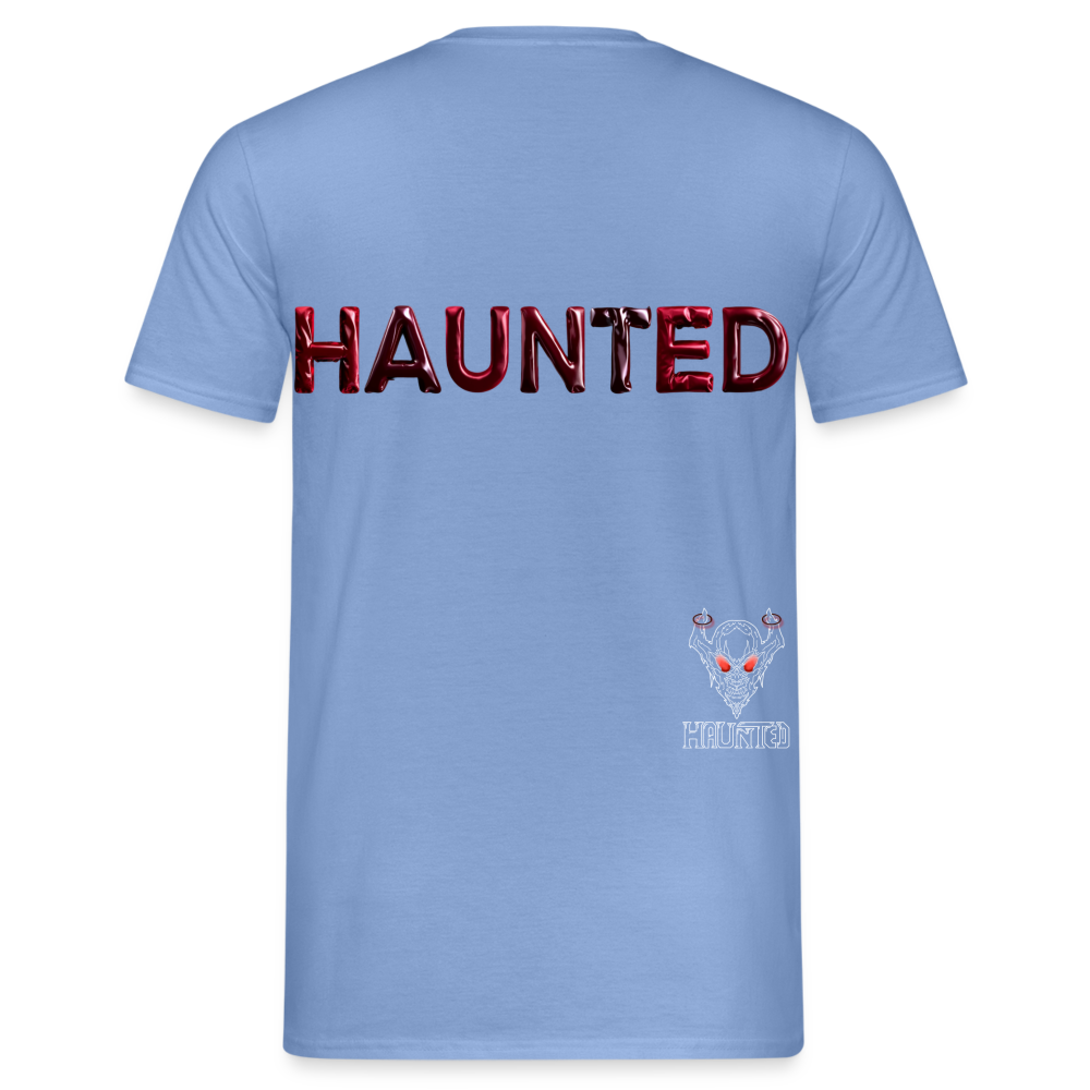 Men T-Shirt Crimson Velvet Glow - carolina blue