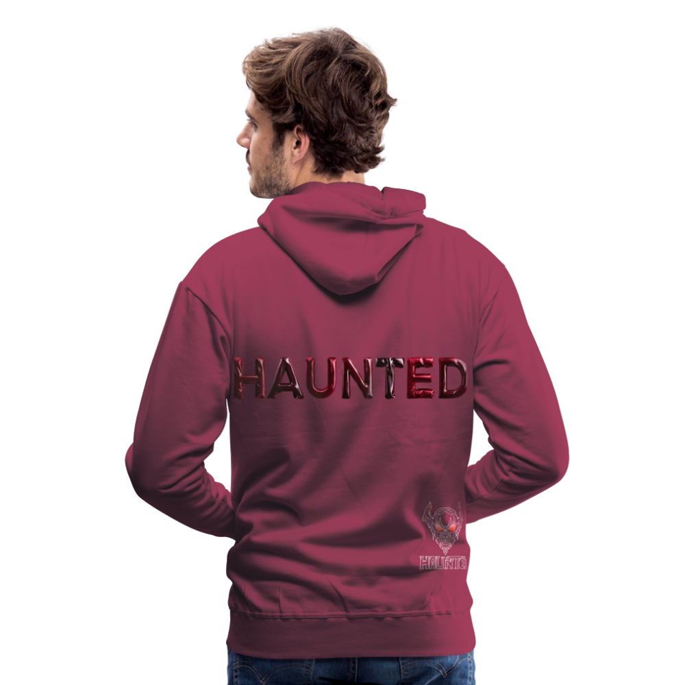 Men Hoodie Crimson Velvet Glow - Bordeaux