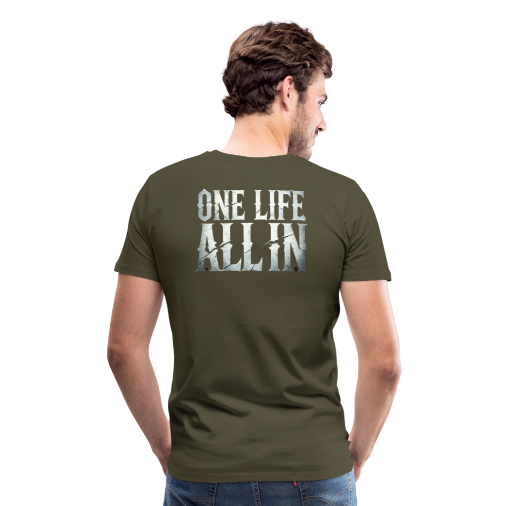 Women T-Shirt One Life All In - Khaki