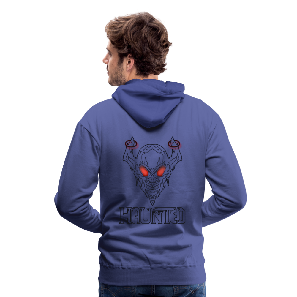 Men Hoodie Deamon Black - Königsblau