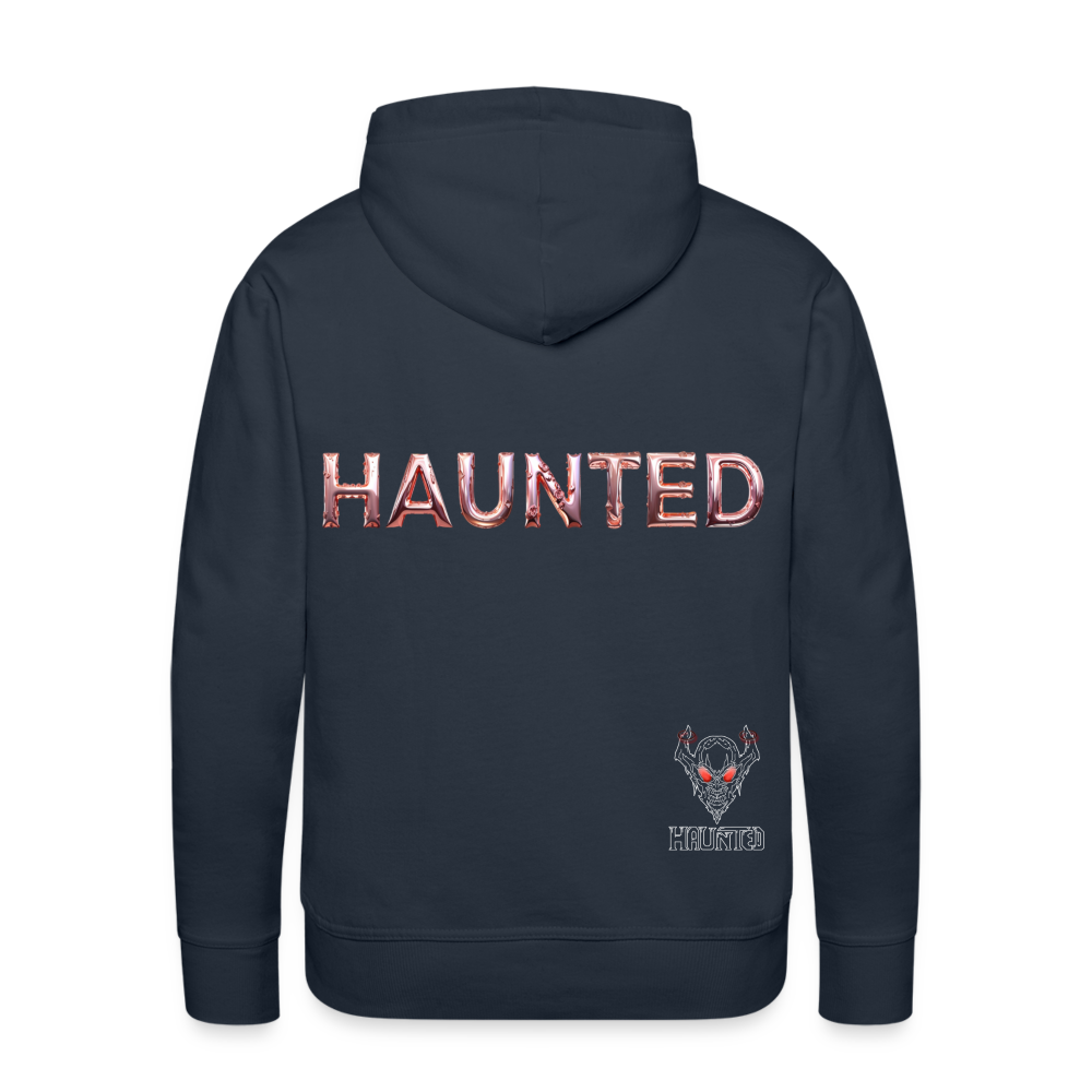 Men Hoodie Rose Gold Radiance - Navy