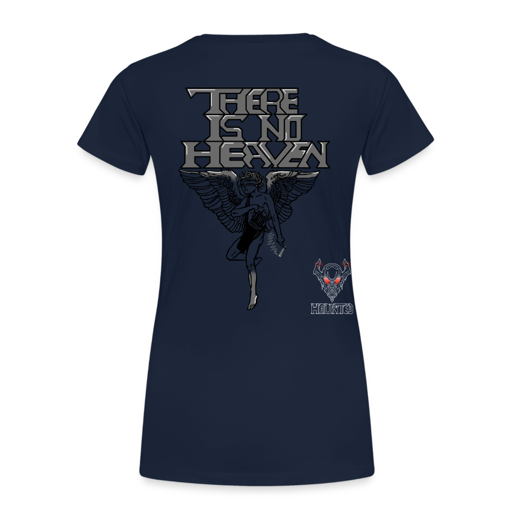 Woman T-Shirt There Is No Heaven - Navy