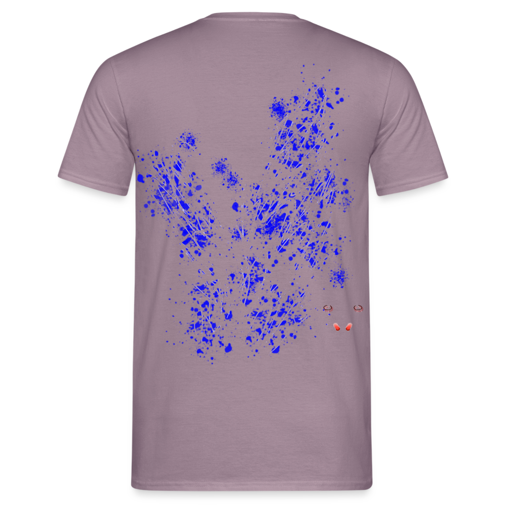 Men T-Shirt Blue Wings - Lilagrau