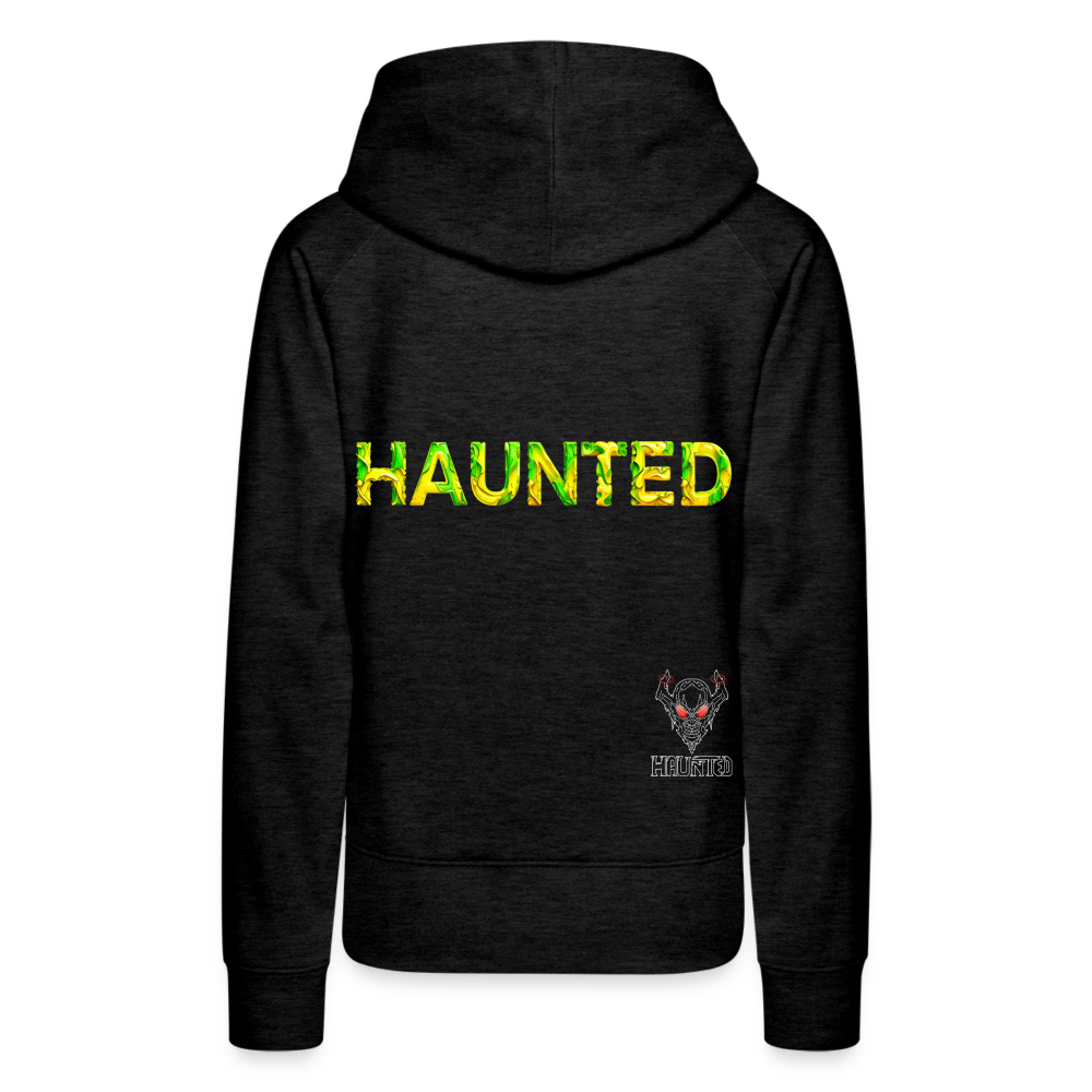 Women Hoodie Citrus Jungle Splash - Anthrazit