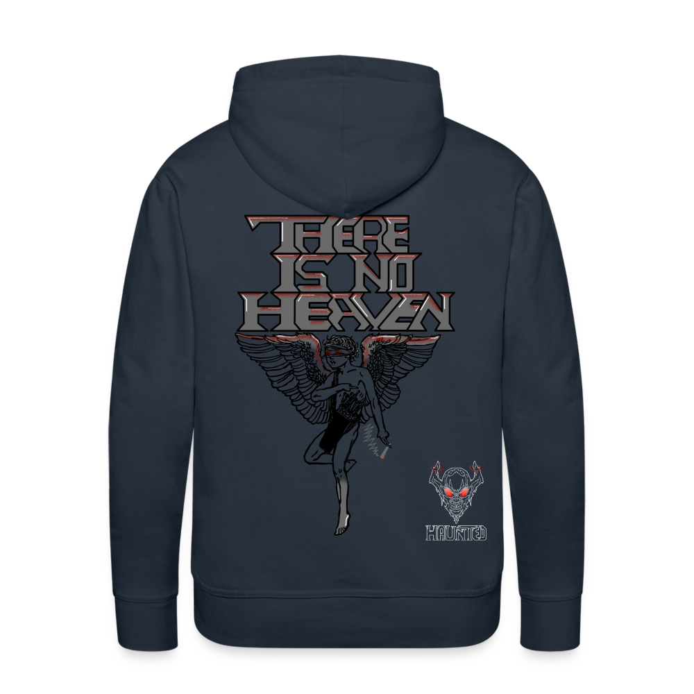 Men Hoodie There Is No Heaven bloody - Navy