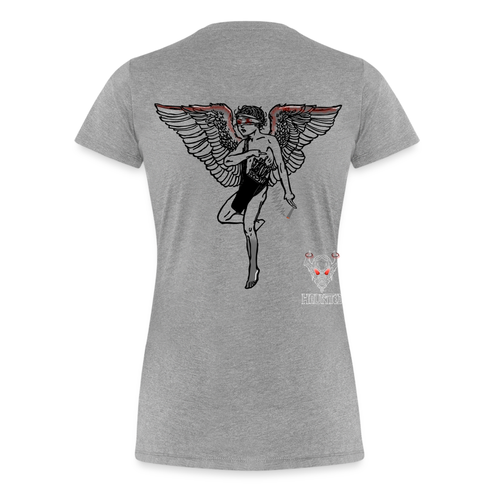 Woman T-Shirt Angel bloody - Grau meliert