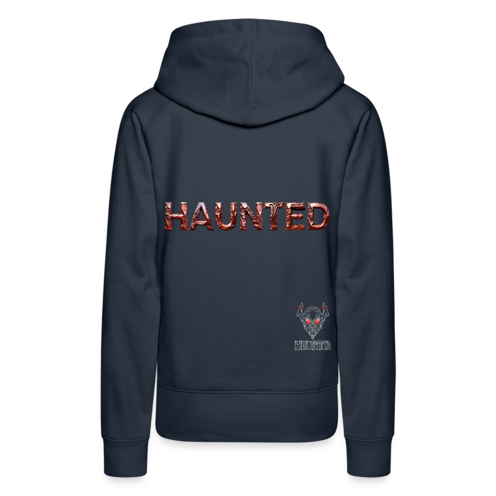 Women Hoodie Forged Ember Steel - Navy