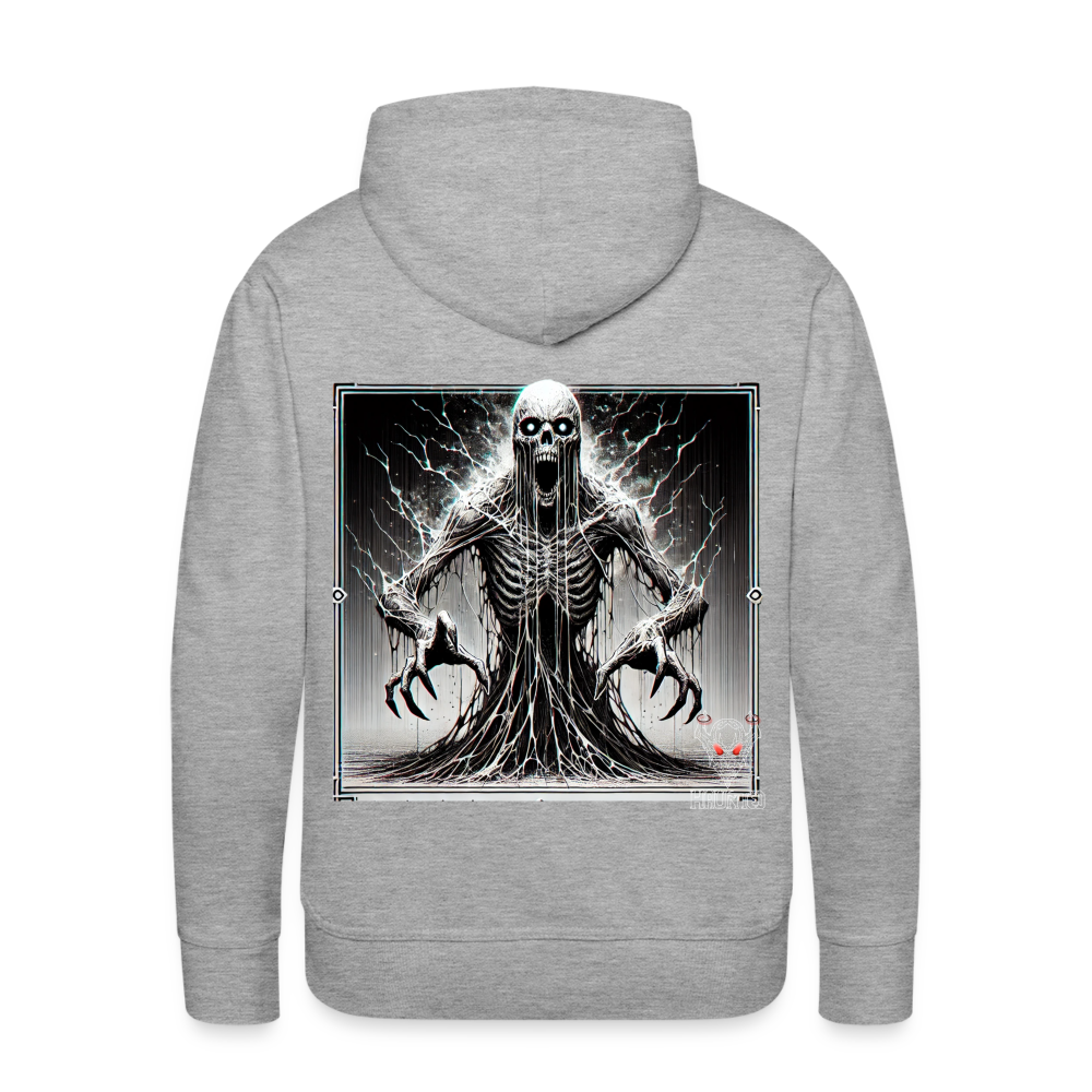 Men Hoodie Ethereal Death Wraithv - Grau meliert