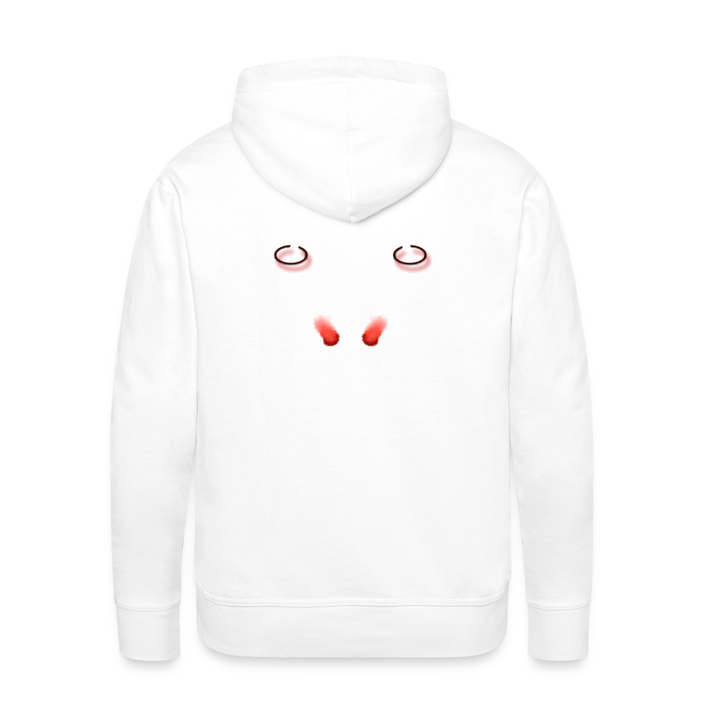 Men Hoodie Deamon White - Weiß