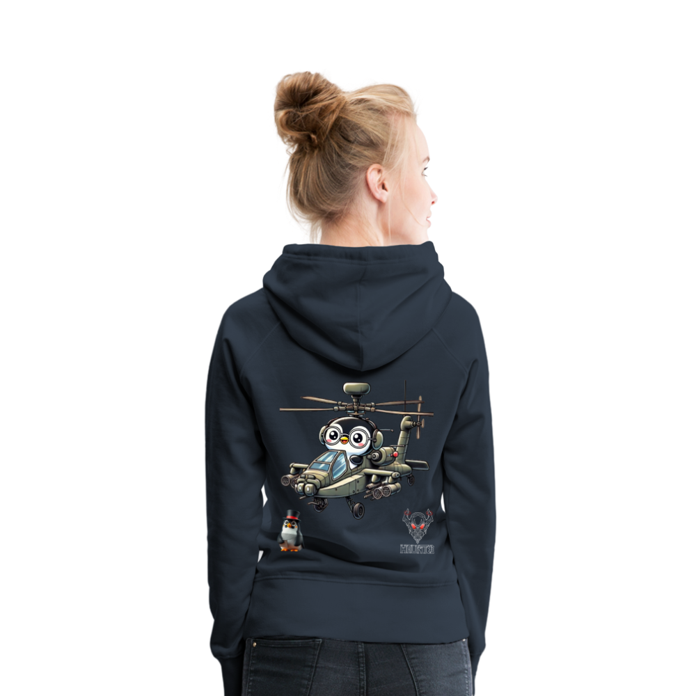 Women Hoodie KasPenguin in Apache - Navy