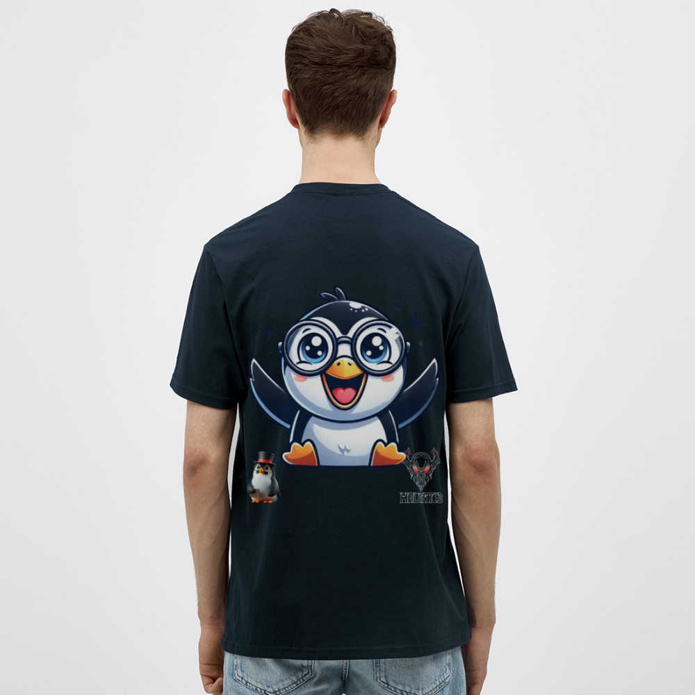 Men T-Shirt KasPenguin Happy - Navy
