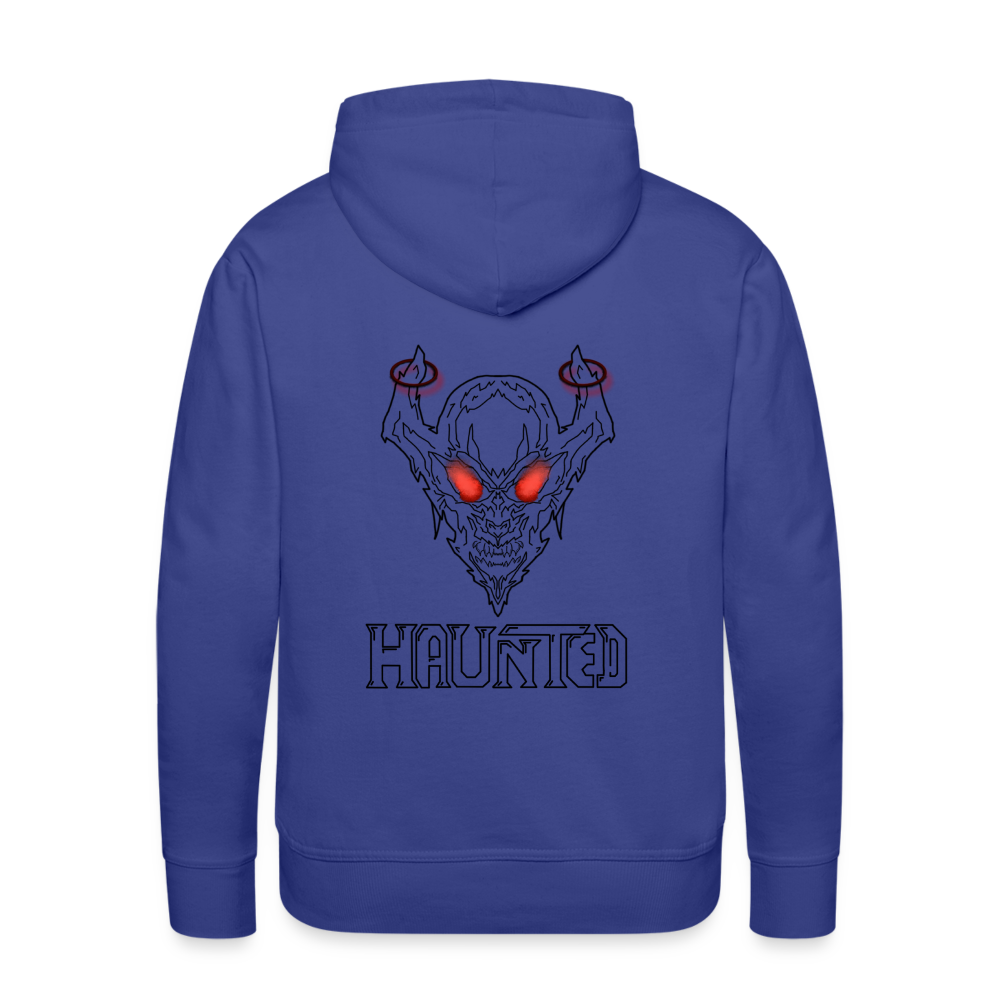 Men Hoodie Deamon Black - Königsblau