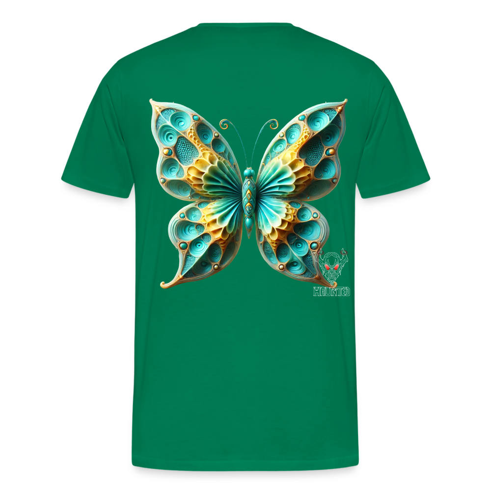 Men T-Shirt Aqua Wing Symphony - Kelly Green