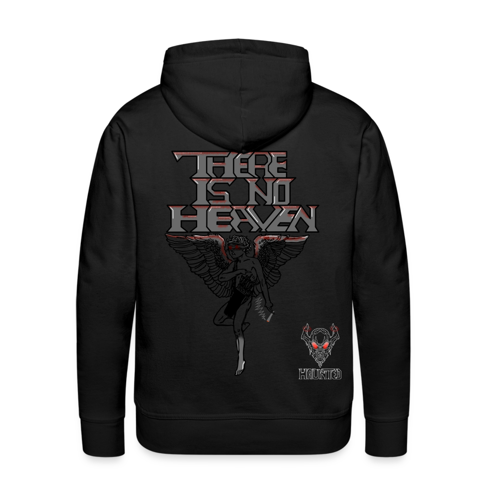 Men Hoodie There Is No Heaven bloody - Schwarz