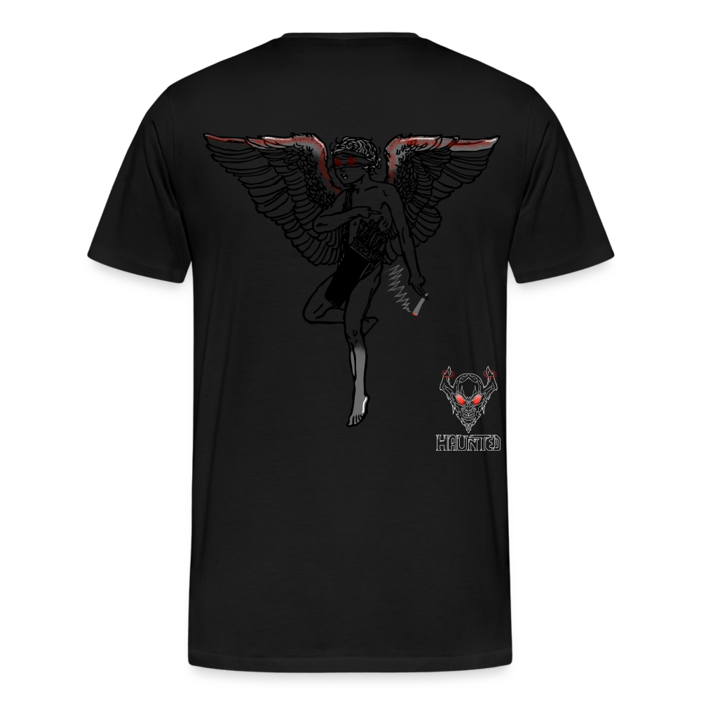 Men T-Shirt Angel bloody - Schwarz