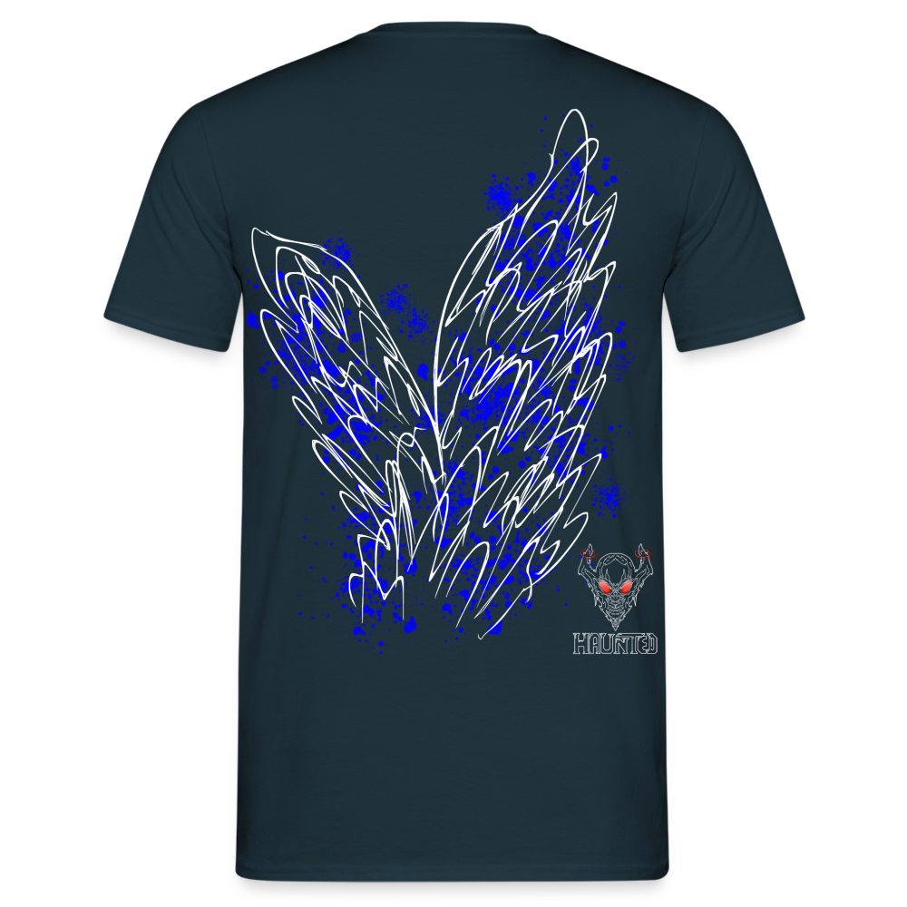 Men T-Shirt Blue Wings - Navy