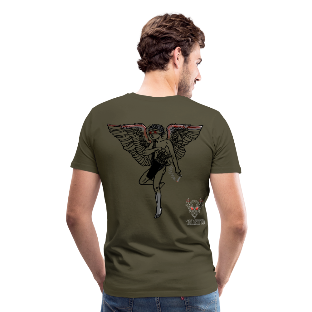 Men T-Shirt Angel bloody - Khaki