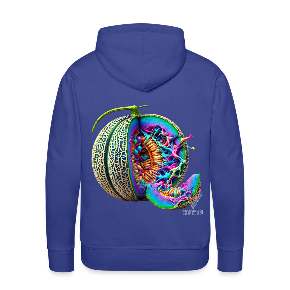 Men Hoodie Neon Melon Art - Königsblau
