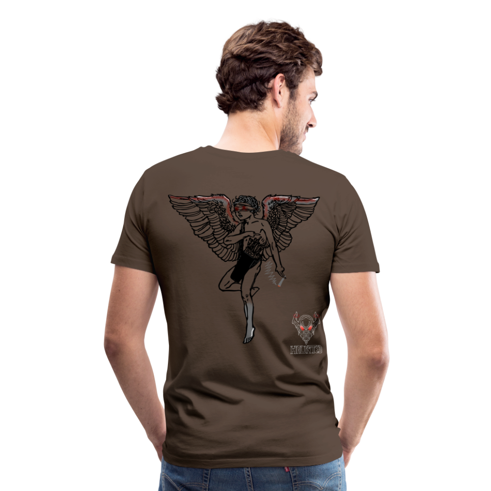 Men T-Shirt Angel bloody - Edelbraun
