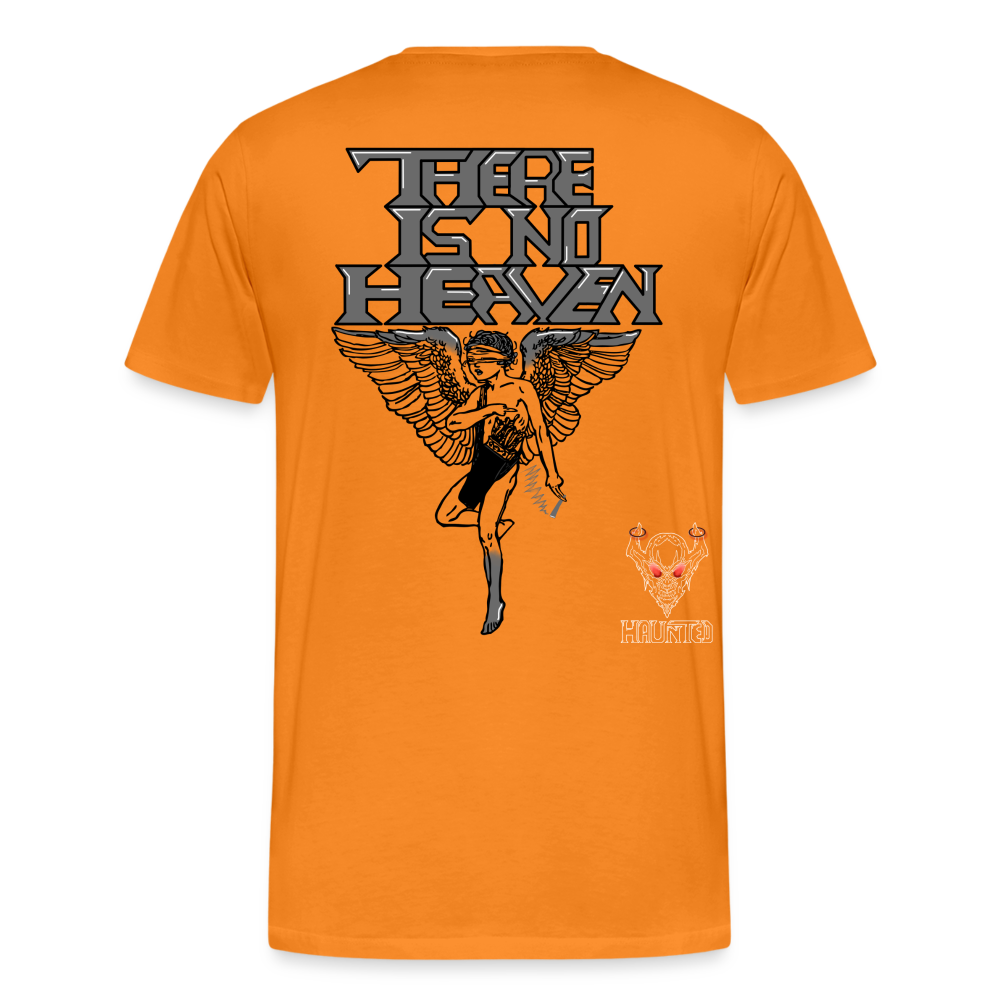 Men T-Shirt There Is No Heaven - Orange
