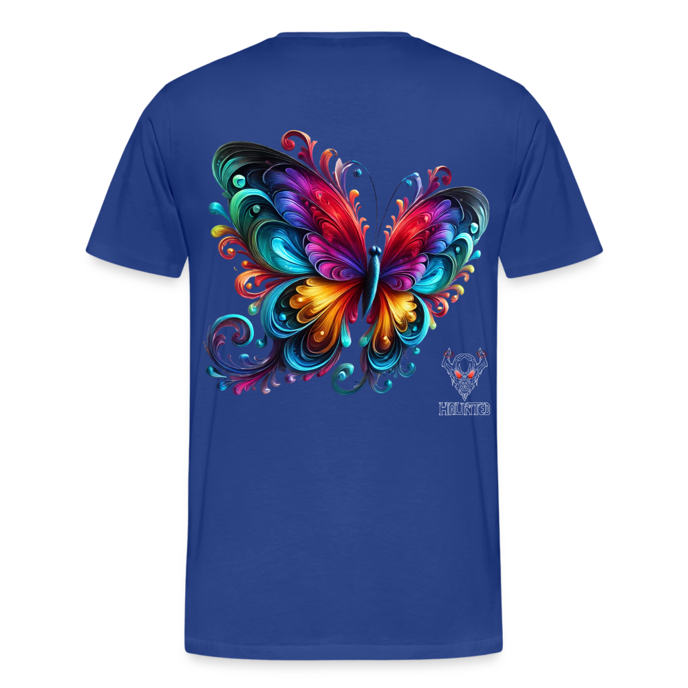 Men T-Shirt Radiant Butterfly Art - Königsblau