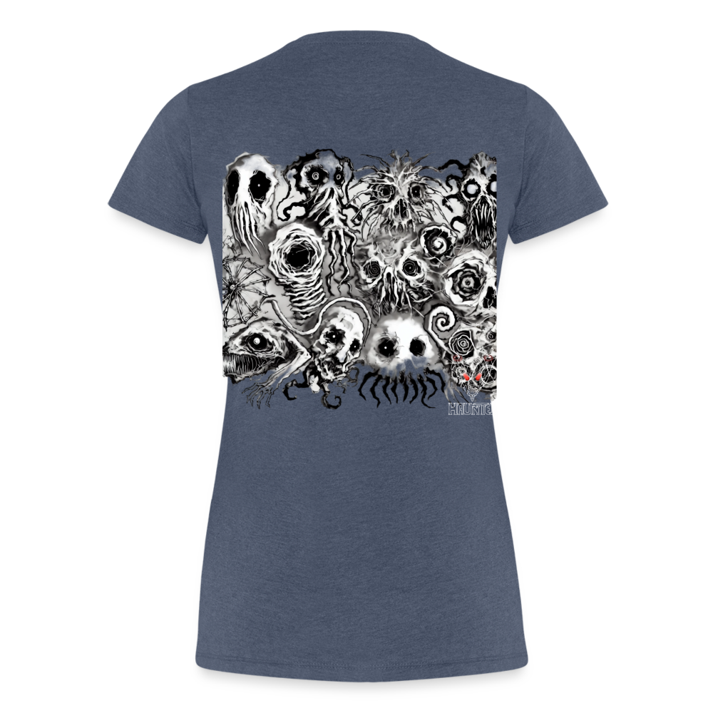Woman T-Shirt Nightmare Veil Creatures - Blau meliert