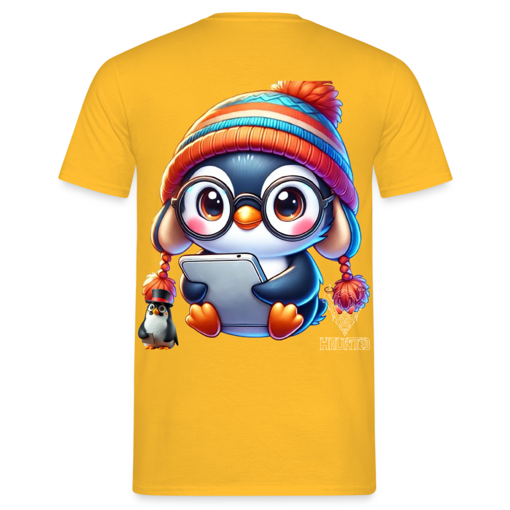 Men T-Shirt KasPenguin with Pad - Gelb