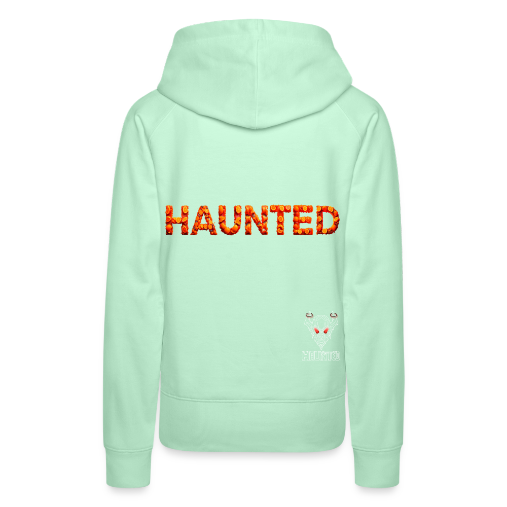 Women Hoodie Citrus Burst Zest - helles Mintgrün