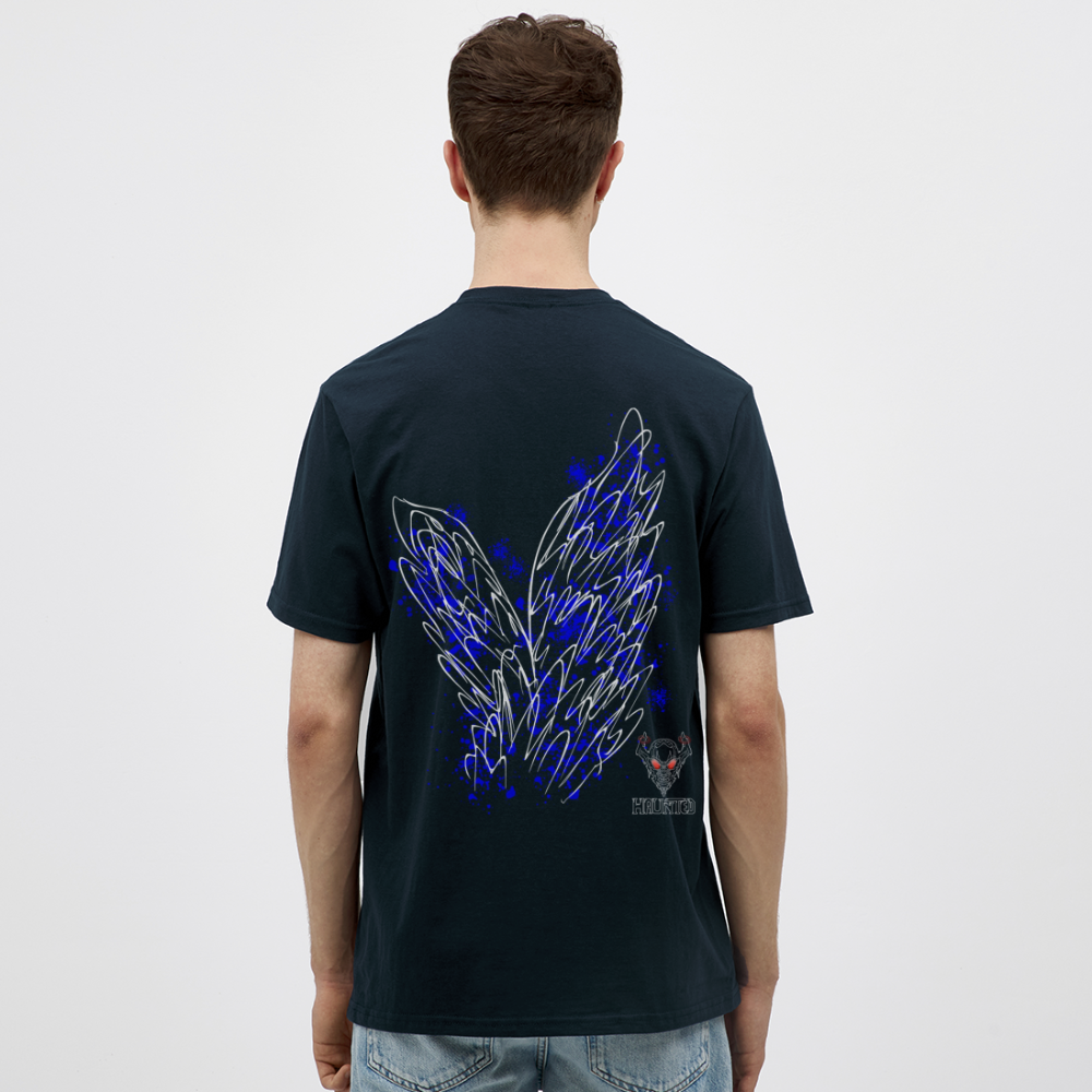Men T-Shirt Blue Wings - Navy