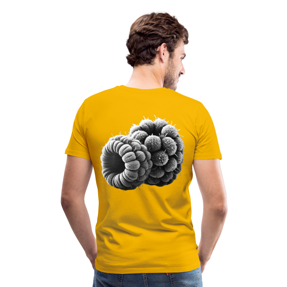 Men T-Shirt Frozen Berries - Sonnengelb