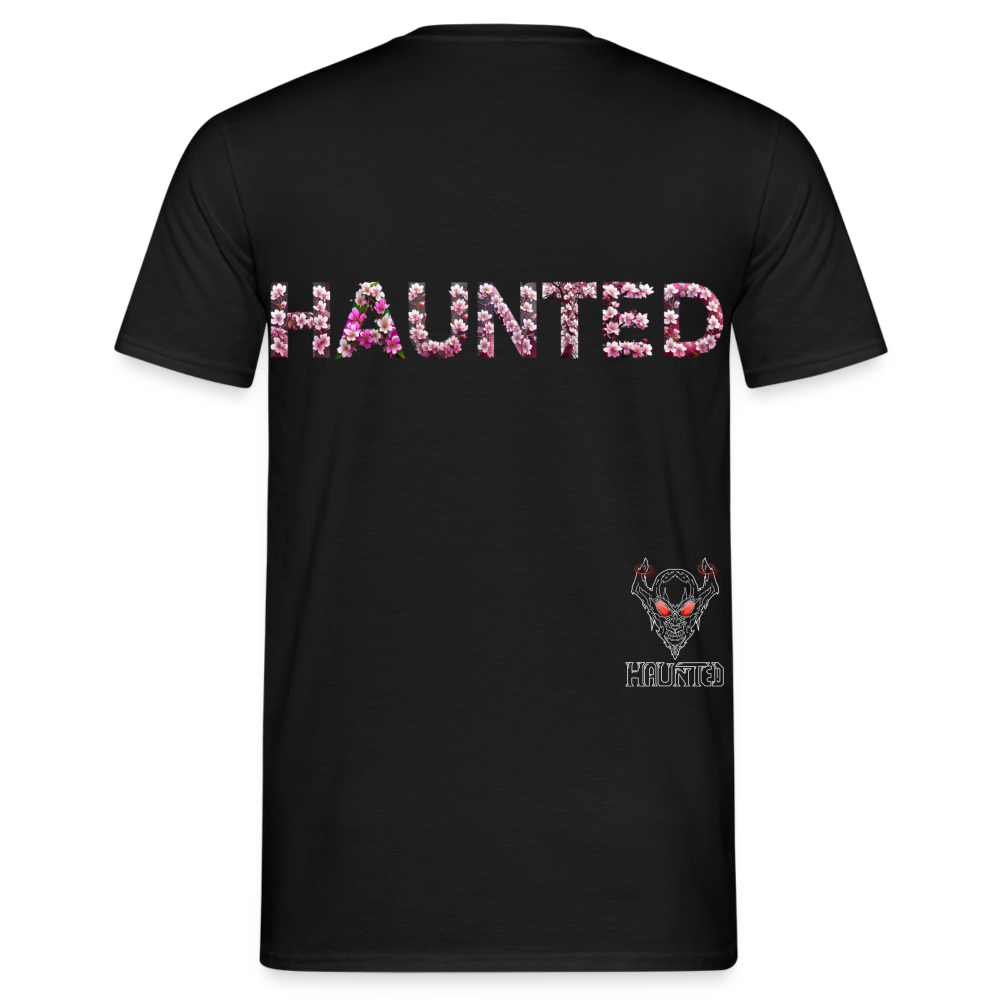 Men T-Shirt Blossom Ghost Mist - Schwarz