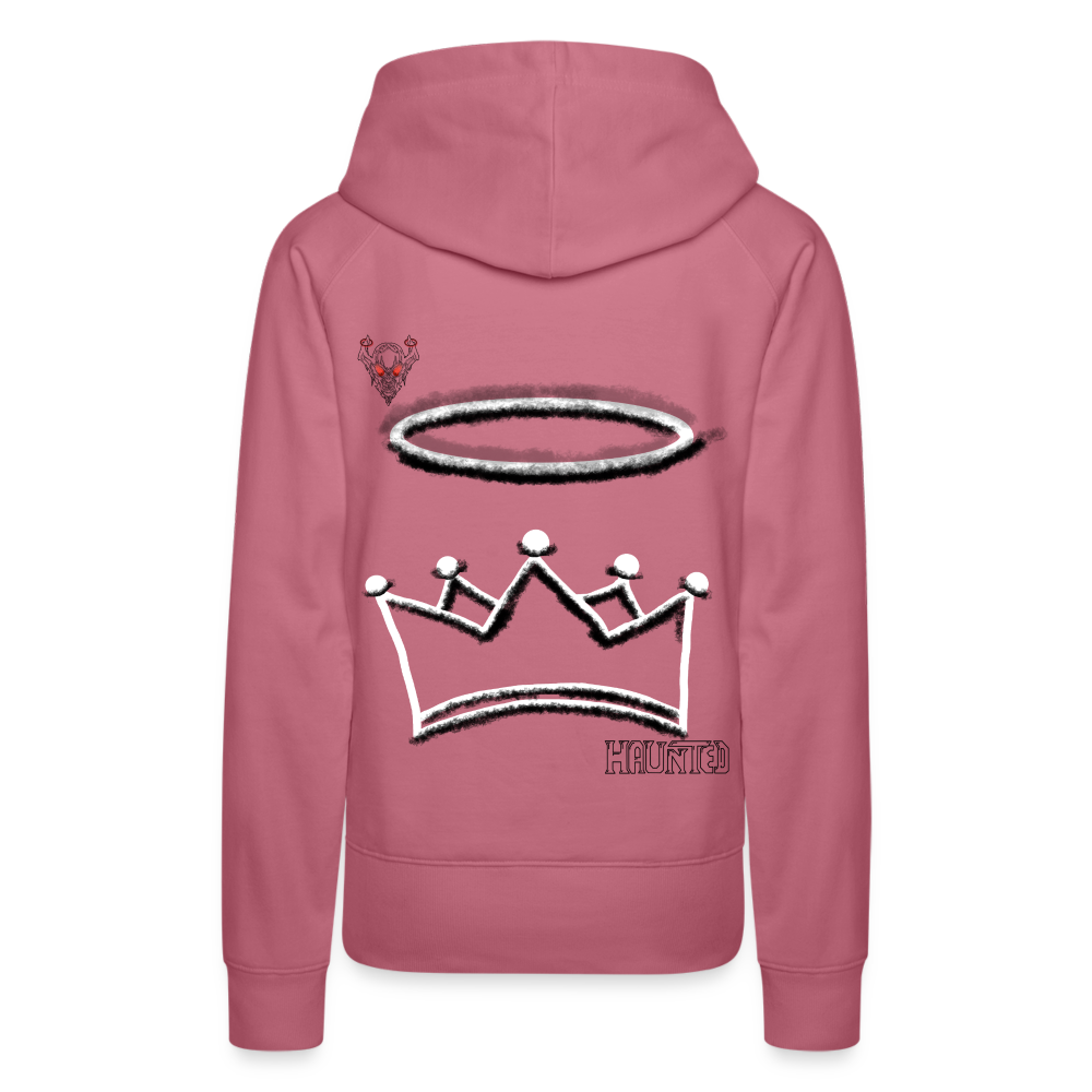 Woman Hoodie Crown and Ring Dark - Malve