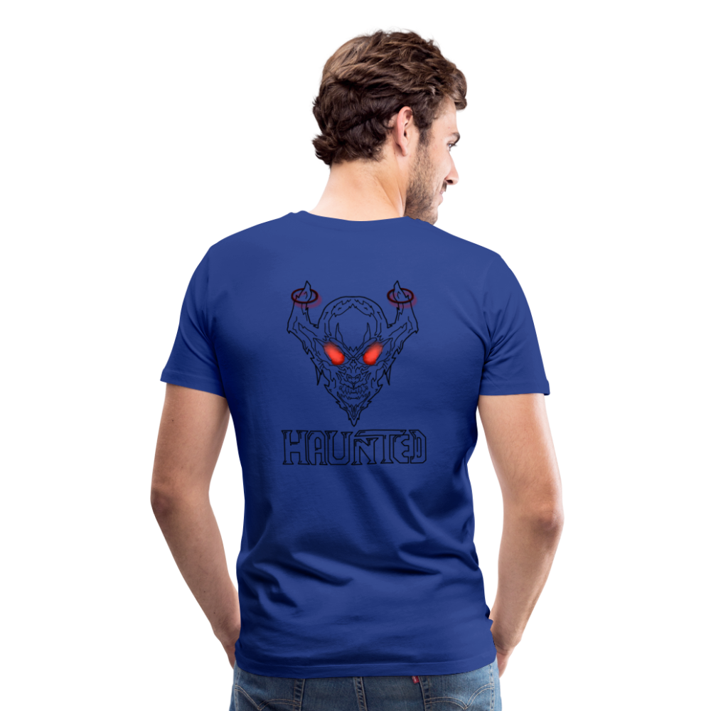 Men T-Shirt Deamon Black - Königsblau