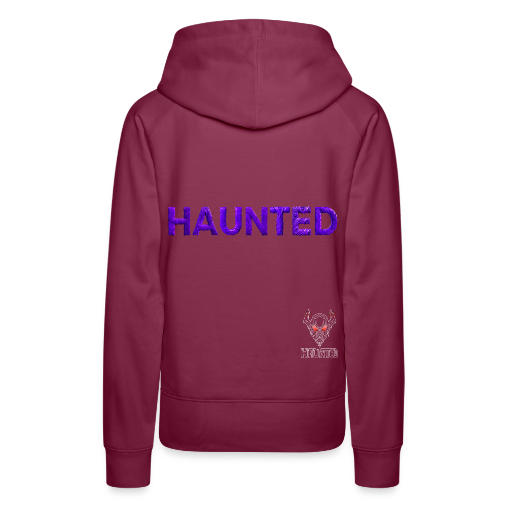 Women Hoodie Enchanted Velvet Mist - Bordeaux