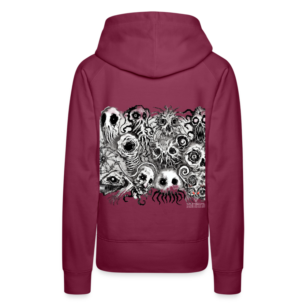 Woman Hoodie Nightmare Veil Creatures - Bordeaux