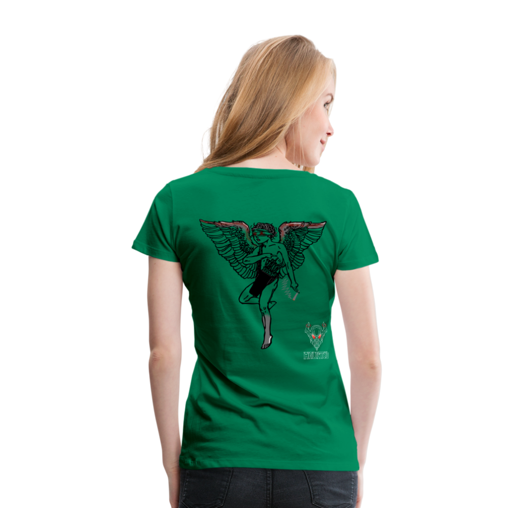 Woman T-Shirt Angel bloody - Kelly Green