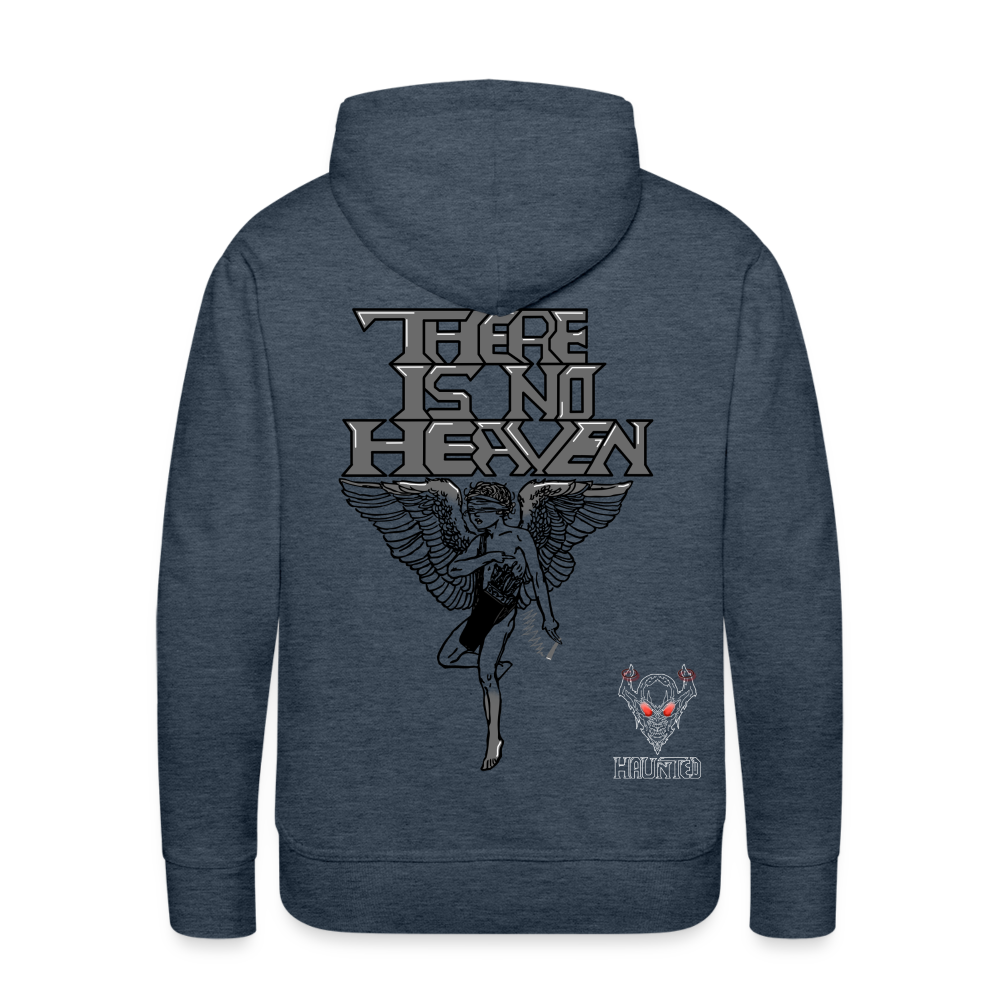 Men Hoodie There Is No Heaven - Jeansblau