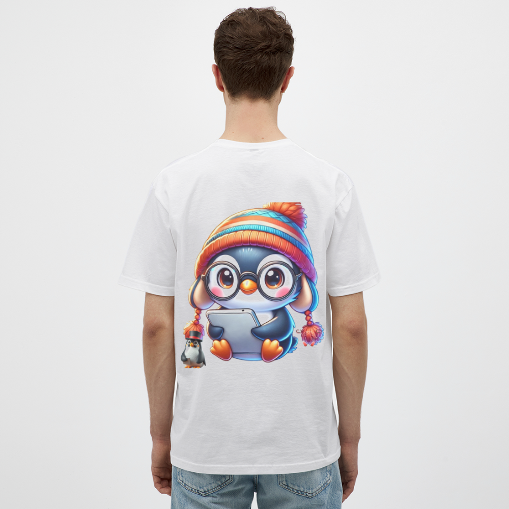 Men T-Shirt KasPenguin with Pad - Weiß