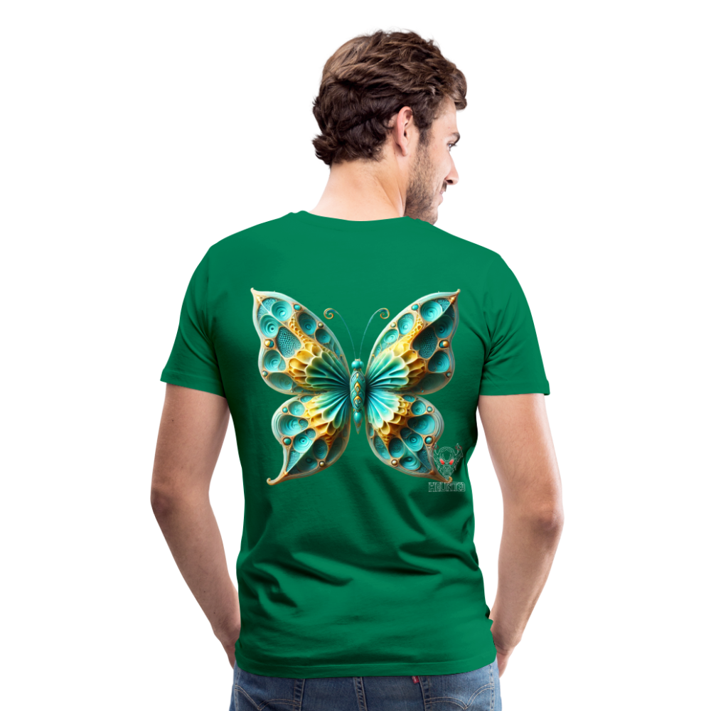 Men T-Shirt Aqua Wing Symphony - Kelly Green