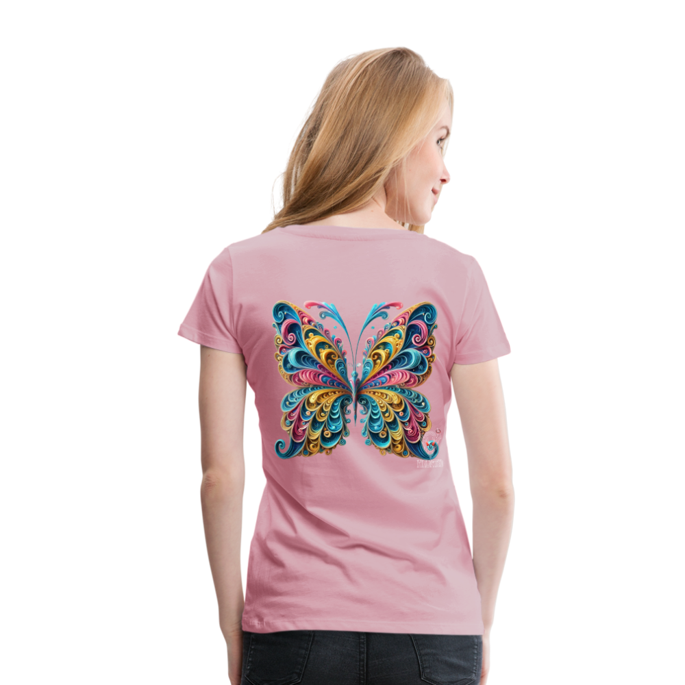 Woman T-Shirt Whimsical Butterfly Harmony - Hellrosa