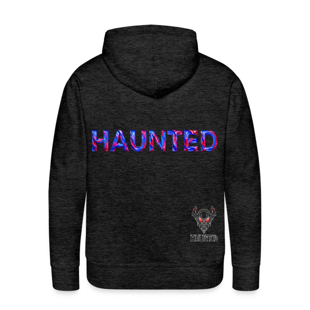Men Hoodie Cosmic Flame Surge - Anthrazit