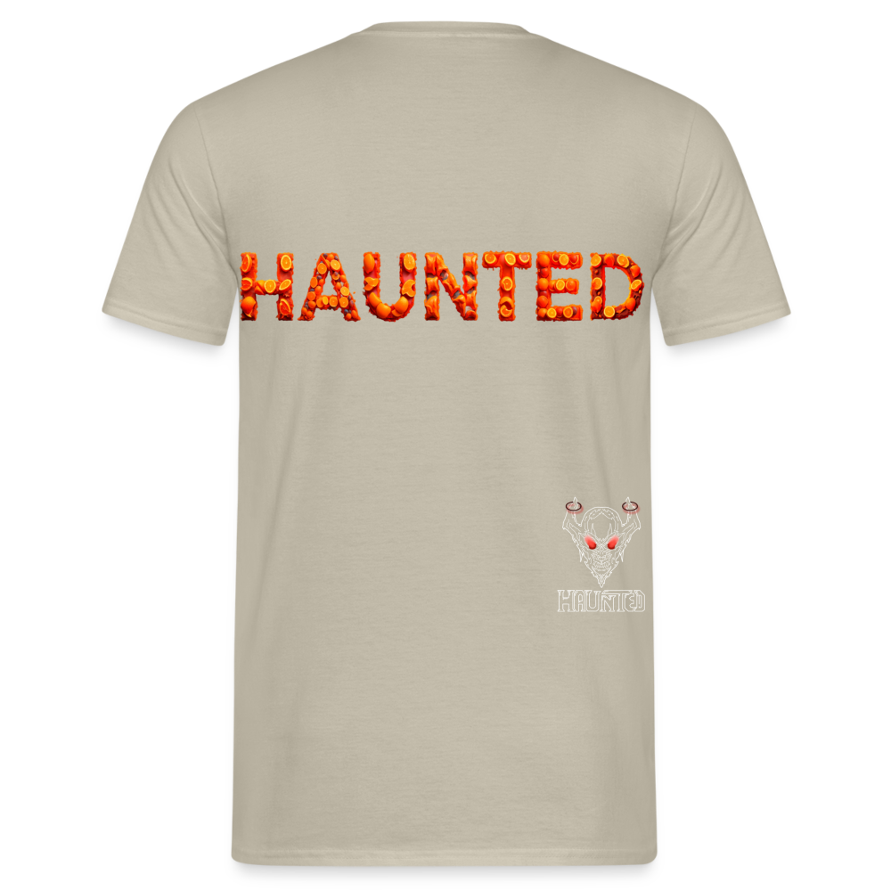 Men T-Shirt Citrus Burst Zest - Sandbeige