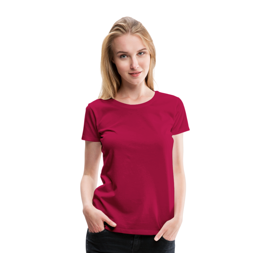 Woman T-Shirt There Is No Heaven - dunkles Pink