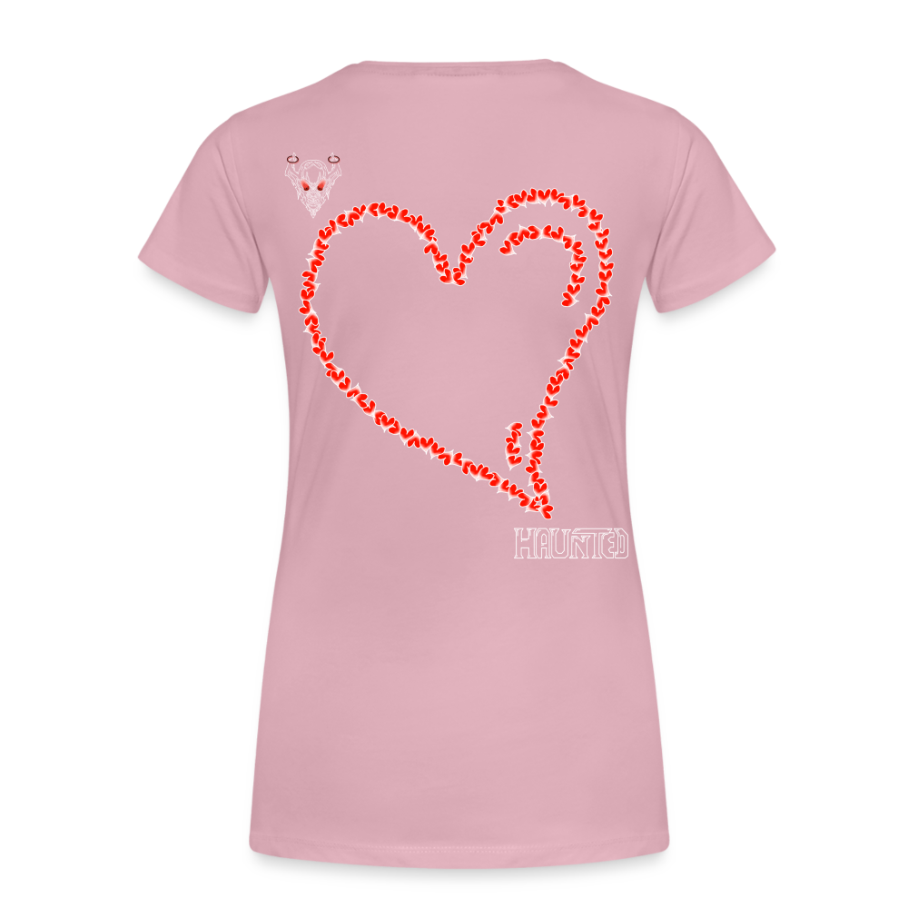 Woman T-Shirt Hearts Light - Hellrosa
